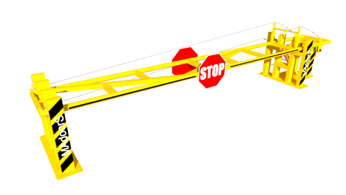 K12 M50 Crash Tested Mechanic Manual Drop Arm Barrier