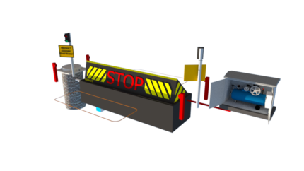 Pneumatic Road Blocker Barrier
