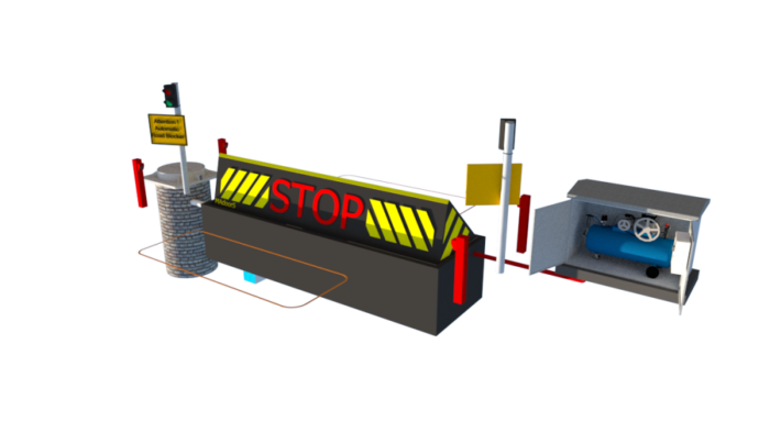Pneumatic Road Blocker Barrier