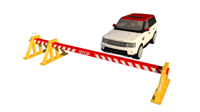 Non-motorized And Motorized Sliding Arm Beam Barrier Gate
