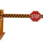 M30 K8 K4 Impact Test Manual Rising Drop Arm Barrier