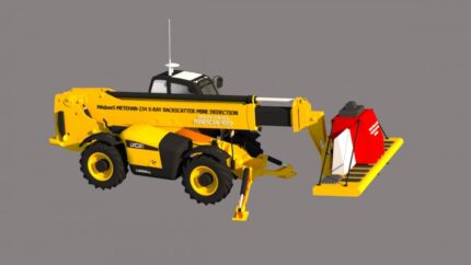 X-Ray Backscatter Landmine Tank Mine Dedection