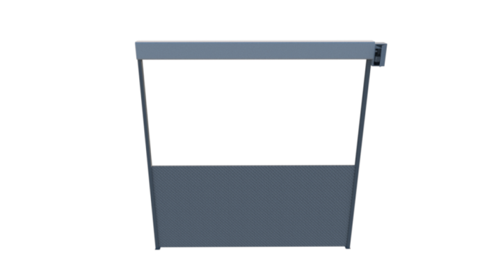 Drop-Down Flood Control Barrier