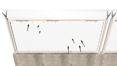 RPG-7 Rocket Cutting Mesh Wire Fence