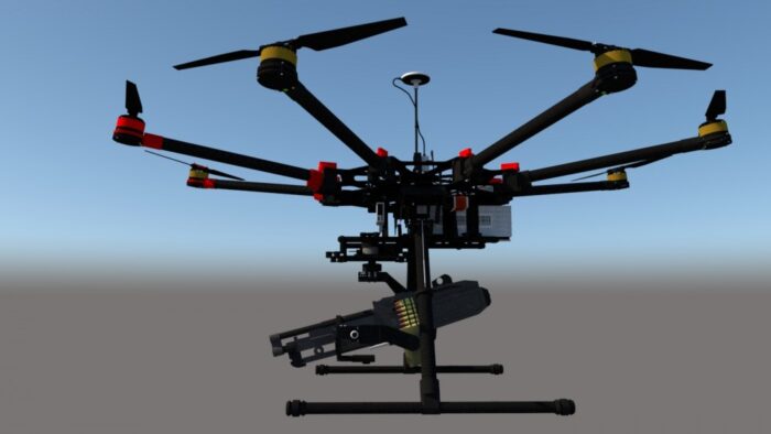 Unmanned Military Armed Drone