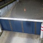 Self Closing Flood Barrier