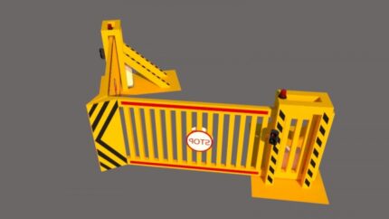 V-Gate Anti-Ram Impact Test Sliding Gate