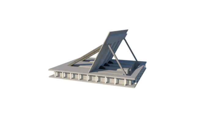 M50 Wedge Barricade Barrier