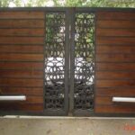 Wrought Iron Swing Gate Door