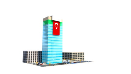 Automatic Motorized Flag Hanging System (Box-Engine-Above)