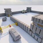 Gabion Sand Defence Wall Basket Box Military Castle Garrison Camp Systems