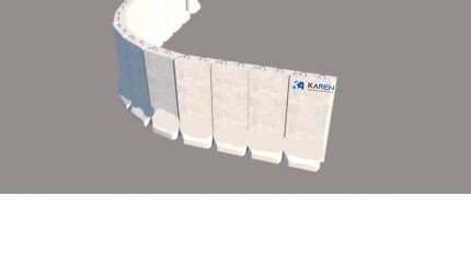 T-Wall Ballistic Explosion Proof Mobile Concrete Wall