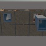 Bulletproof Glass Frame System for Gabion Sand Filled Defence Wall